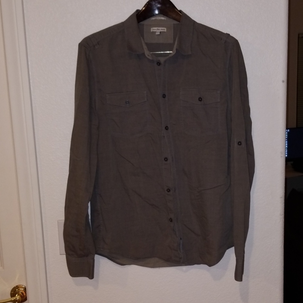 Calvin Klein Jeans modern fit casual Dress Shirt